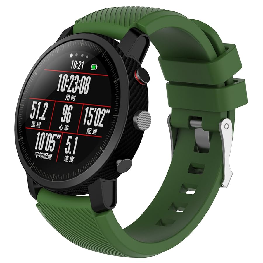 Amazon.co.jp: huami Amazfit Stratos 2 交換ベルト/バンド
